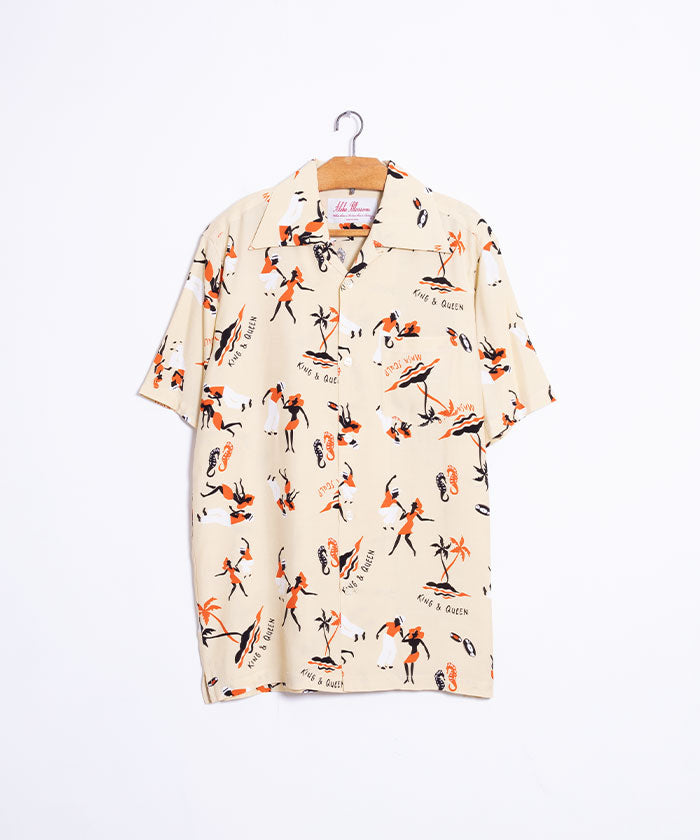 KINGu0026QUEEN SHORT SLEEVE - BEIGE