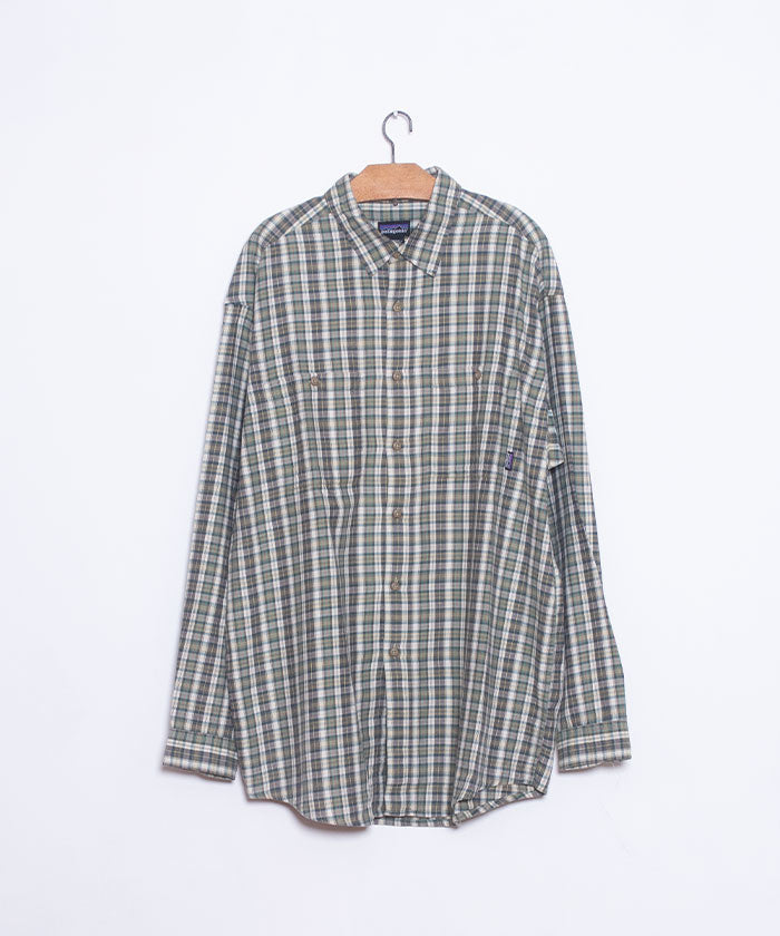 Patagonia】1990's CHECK SHIRT（1990年代 パタゴニア コットンネルシャツ チェック） – A'r139 Kamakura