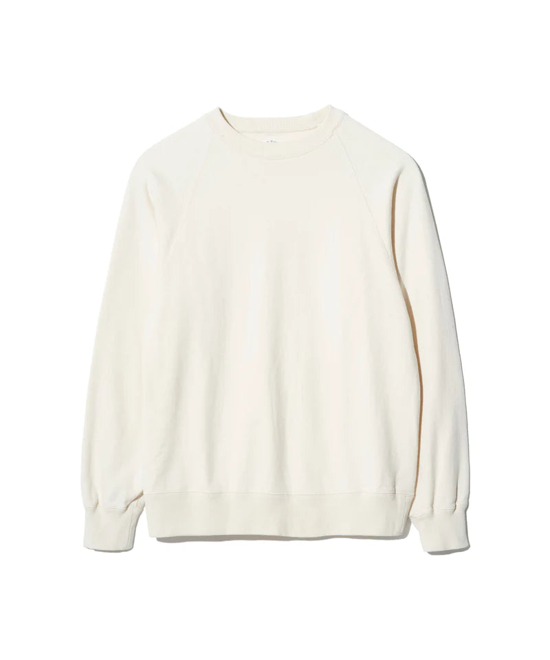 SWEAT RAGLAN CREW NECK - NATURAL