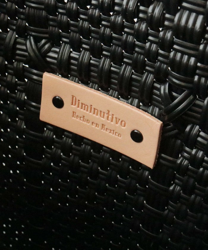 【Diminutivo】BOX BASKET WITH SHOULDER STRAP SL / ディミヌティーボ ボックスバスケット ショルダーバッグ メルカドバッグ 