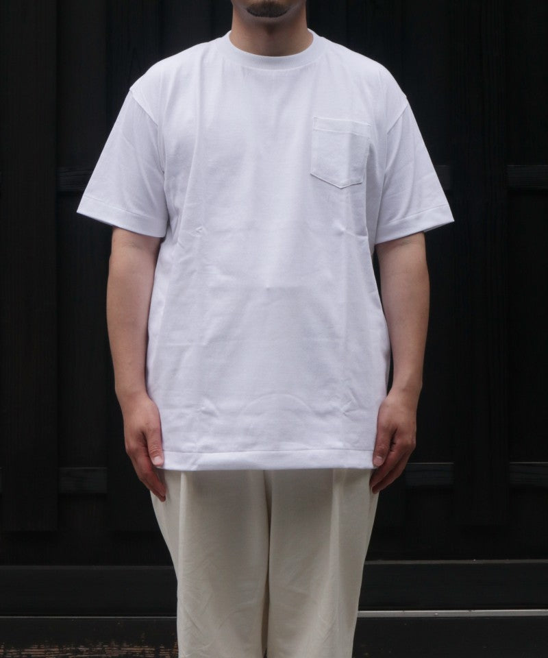 【ANATOMICA】POCKET TEE（WHITE） - A'r139 Kamakura / アナトミカ ポケットTシャツ 白
