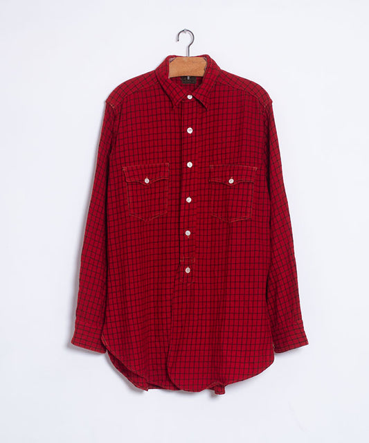 1930-40's Racine Wool Shirt with chan strap