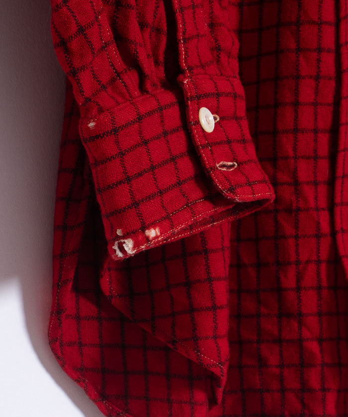 1930-40 년대 chan 스트랩이있는 Racine Wool 셔츠