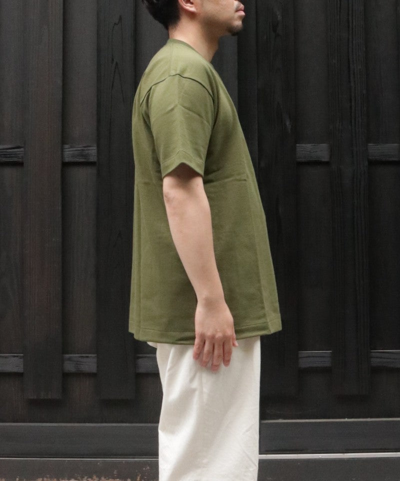 【ANATOMICA】 POCKET TEE - PINE GREEN / アナトミカ ポケットTシャツ パイングリーン