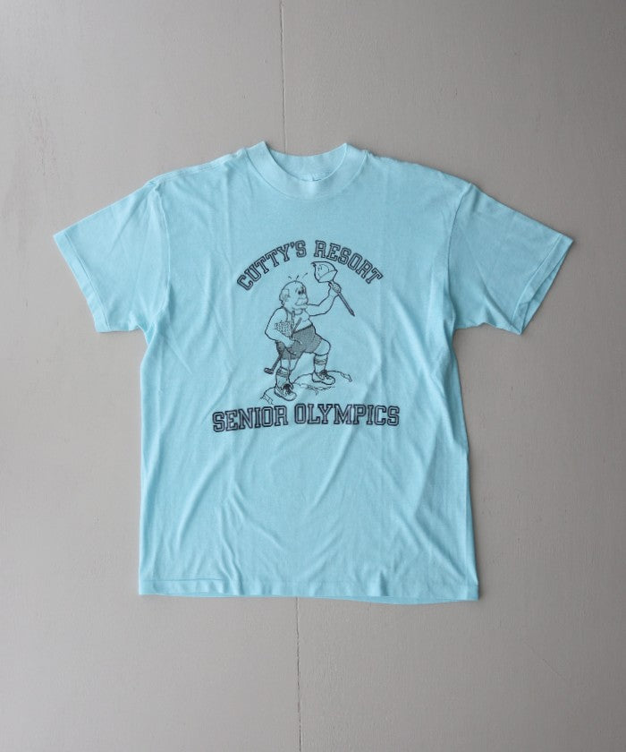 1980's TOUCH OF GOLD TEE CUTTYS RESORT / ビンテージ タッチオブゴールド シニアオリンピックTシャツ アメリカ製