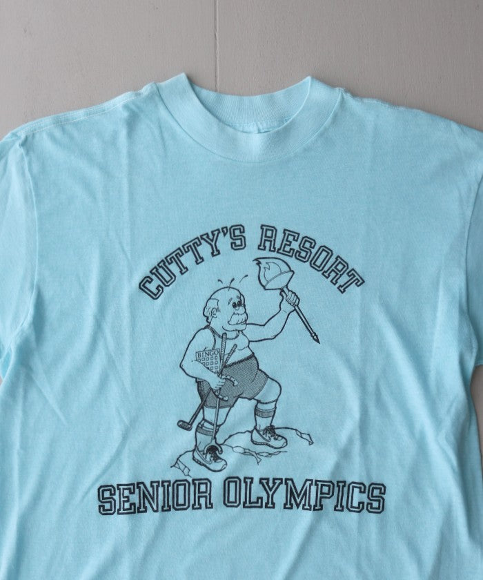 1980's TOUCH OF GOLD TEE CUTTYS RESORT / ビンテージ タッチオブゴールド シニアオリンピックTシャツ アメリカ製