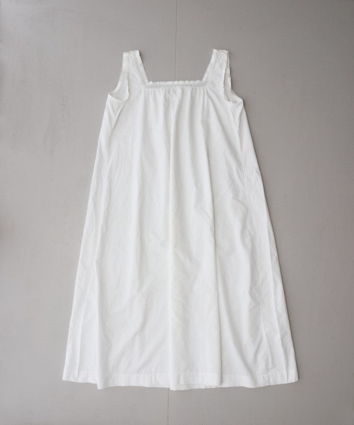 French Antique Cotton Camisole Nightdress