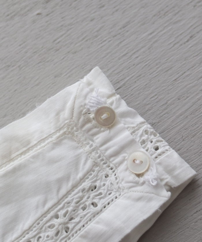 FRENCH ANTIQUE COTTON CAMISOLE NIGHTDRESS