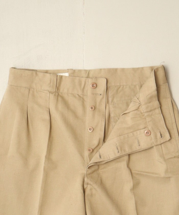 1960's FRENCH ARMY M52 CHINO SHORT PANTS DEADSTOCK 5