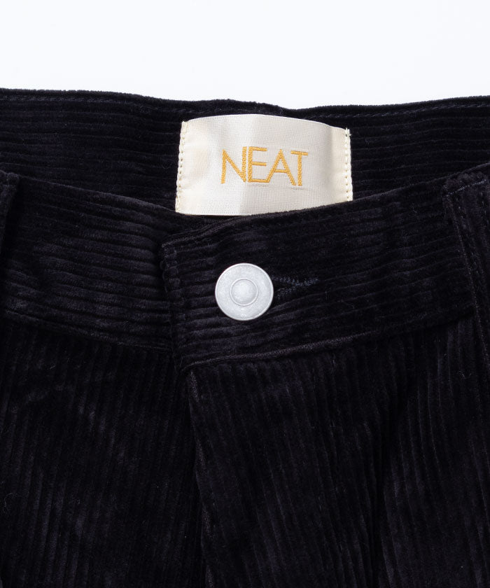 【NEAT】NEAT CORDUROY PANTS - BLACK / ニート コーデュロイパンツ