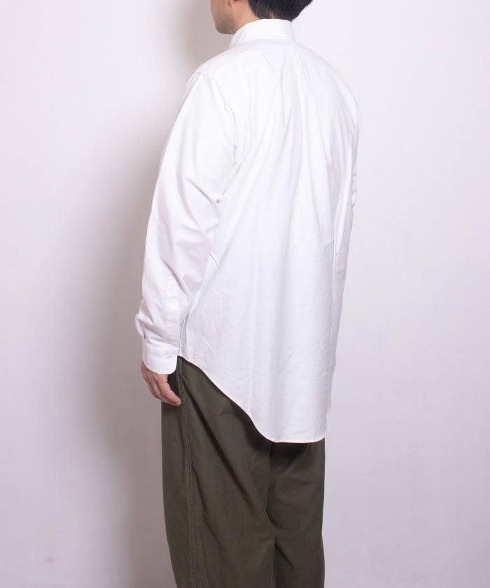 【ANATOMICA】BD SHIRT IDEAL OXFORD - DULL WHITE / アナトミカ ボタンダウンシャツ オックスフォードシャツ ホワイト 6ボタン 日本製
