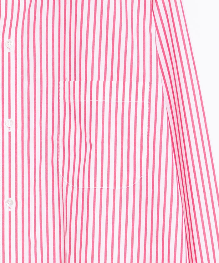 【ANATOMICA】BD SHIRT BB CANDY STRIPE - PINK / アナトミカ ボタンダウンシャツ ストライプ ピンク 2024SS