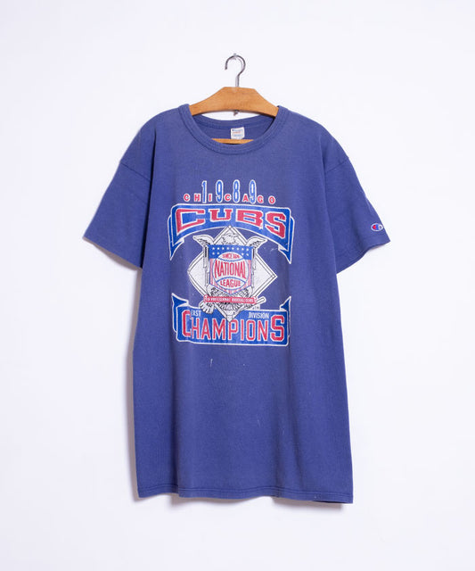 1980's CHAMPION TEE 1989 CHICAGO CUBS EAST DIVISION CHAMPIONS / チャンピオン トリコタグ Tシャツ アメリカ製