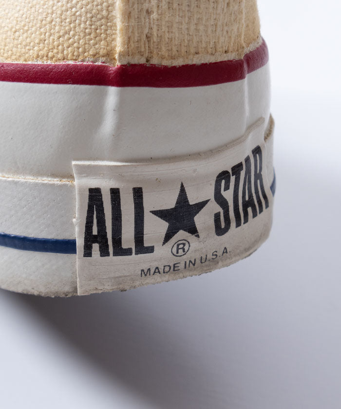 Converse Allstar Hicut Sneaker de 1990 Deadstock -Natural