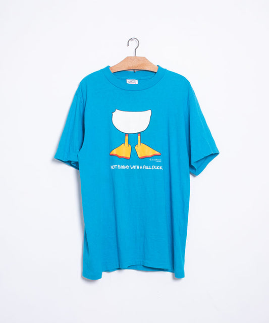 1980's ONEITA TEE JOHN BARON NOT PLAYING WITH A FULL DUCK MADE IN USA / アメリカ製 オニータ ダック Tシャツ ビンテージ