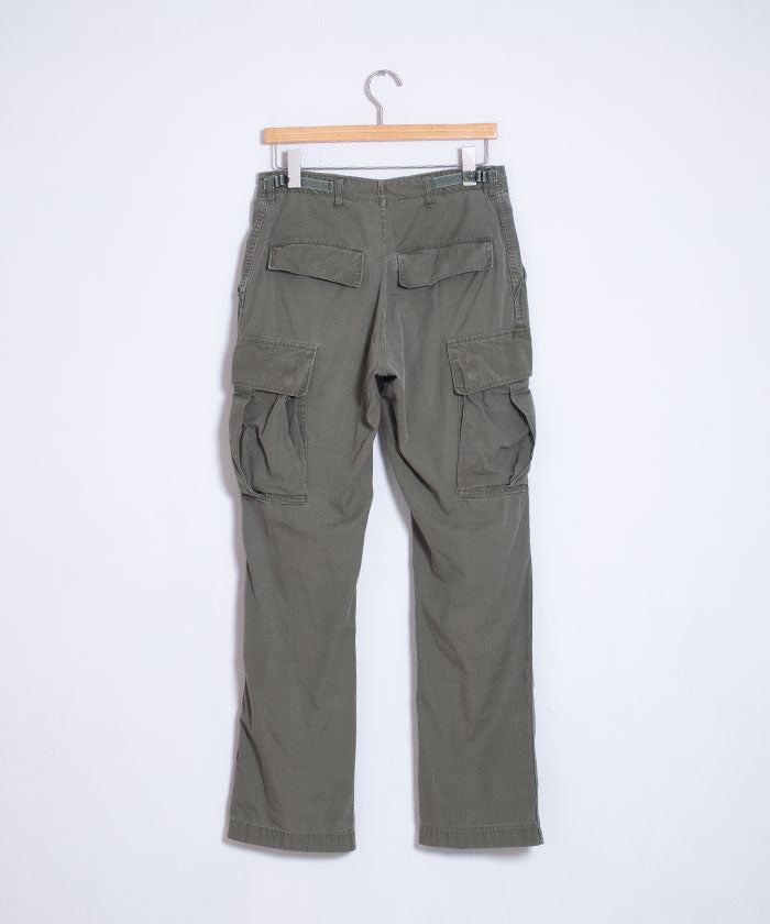 1960's US ARMY JUNGLE FATIGUE PANTS 4TH RIPSTOP - 1