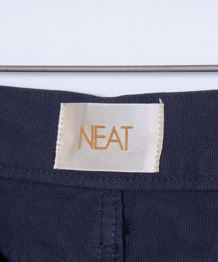 【NEAT】2024SS COLOR COTTON DUCK PANTS / ニート カラーコットンダックパンツ ブラック