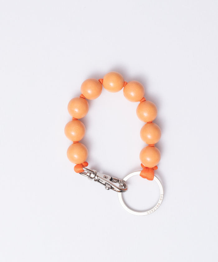 Big Perlen Short Keyholder -Peach & Orange