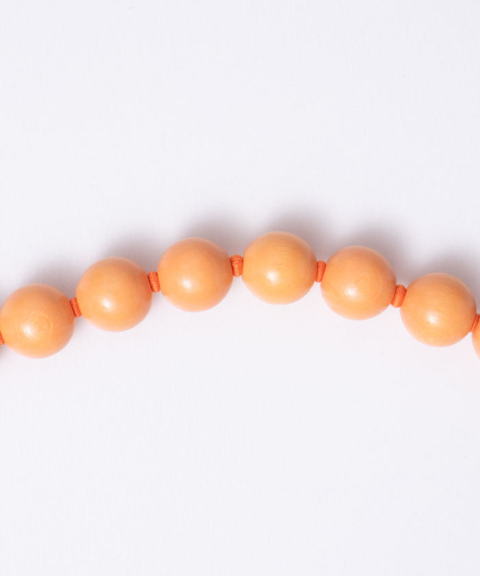 Big Perlen Short Keyholder -Peach & Orange