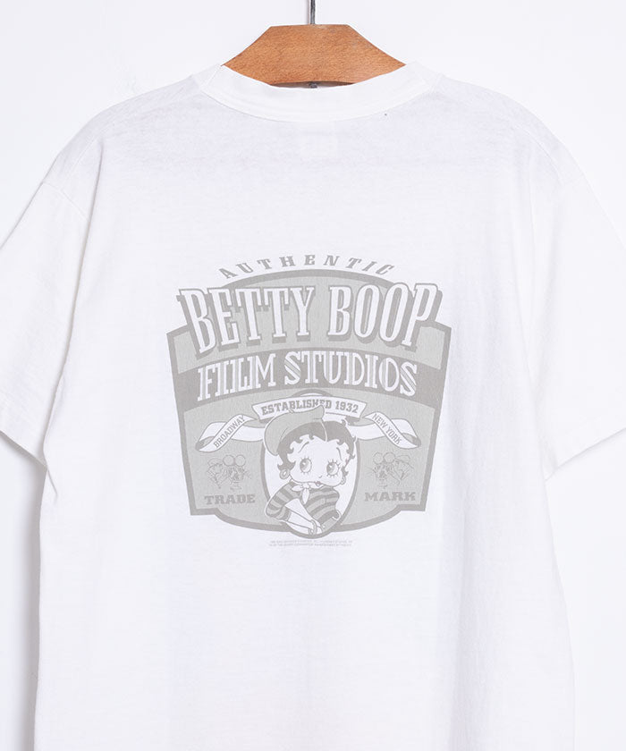 1990's FRUIT OF THE ROOM TEE BETTY BOOP & WIZARD OF OZ MADE IN USA / アメリカ製 フルーツ オブ ザ ルーム ベティ・ブープ & オズの魔法使い コラボレーションデザイン Tシャツ