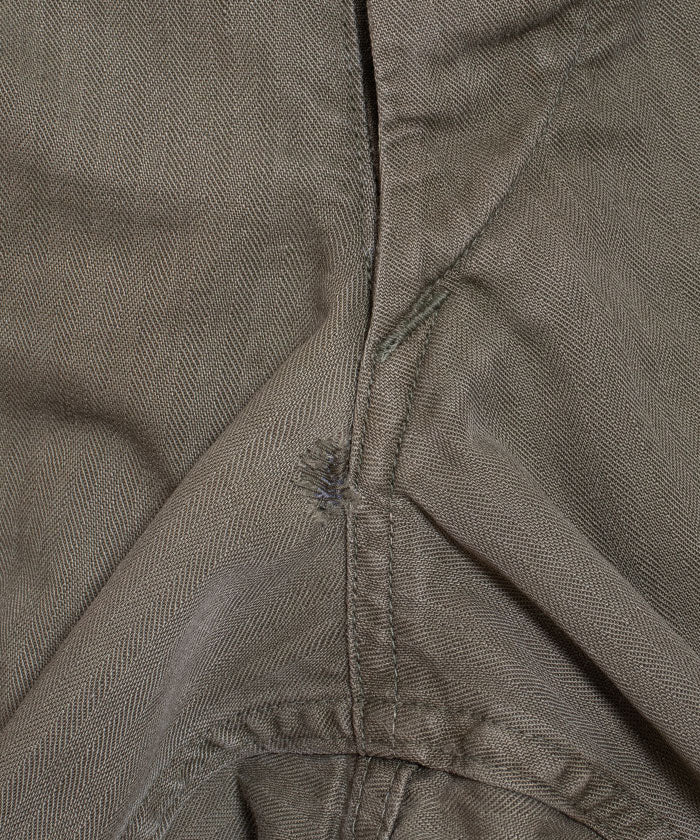 1940's US ARMY M43 HBT FIELD CARGO PANTS 13 STAR BUTTON W34