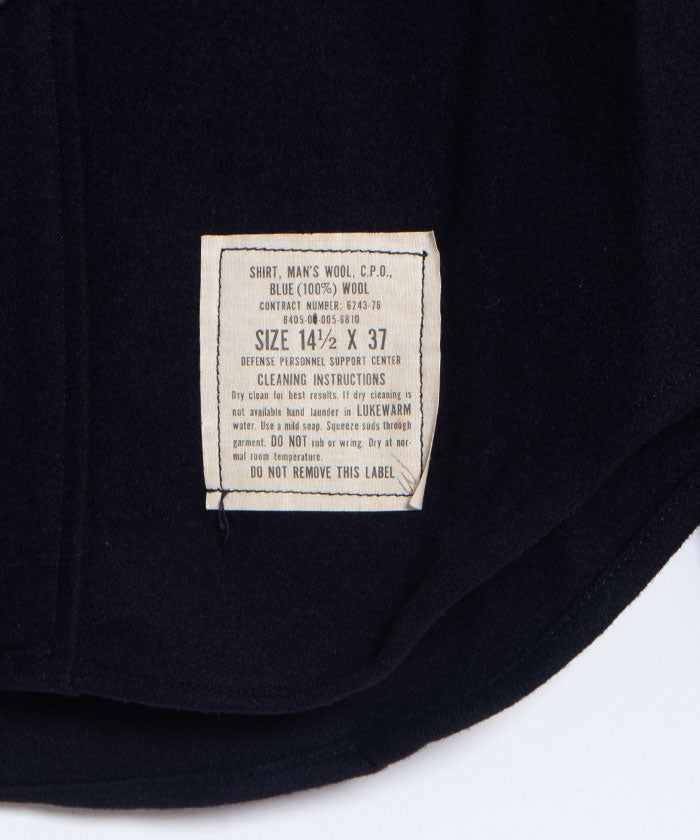 1970's US NAVY CPO SHIRT DEADSTOCK / アメリカ軍 CPOシャツ デッドストック