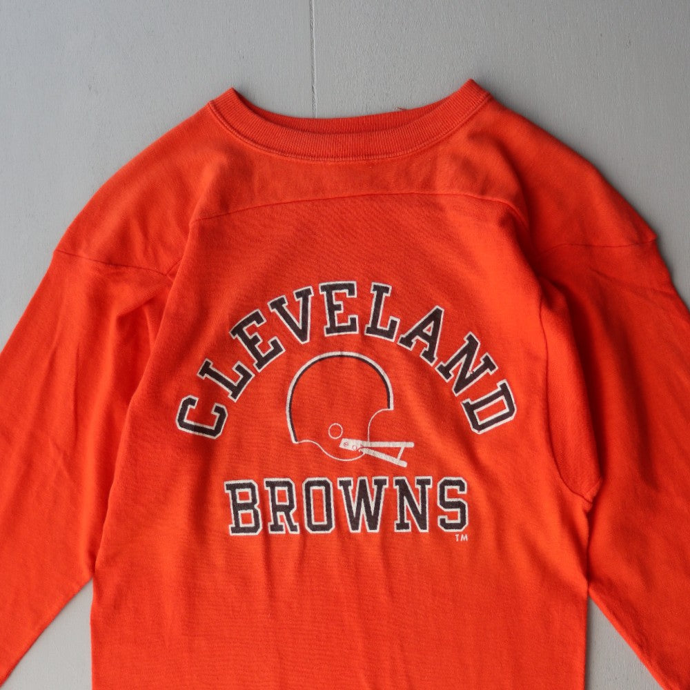 1980's CHAMPION  FOOTBALL TEE CLEVELAND BROWNS